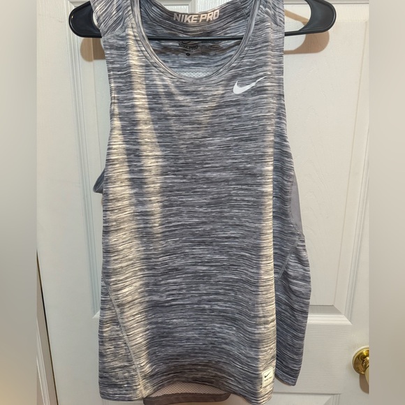 Nike Pro Black and White Dri-FIT Shorts - Picture 1 of 4